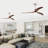 Cesar Ceiling Fan with LED Light, Remote Control & Reversible Motor-1589566596