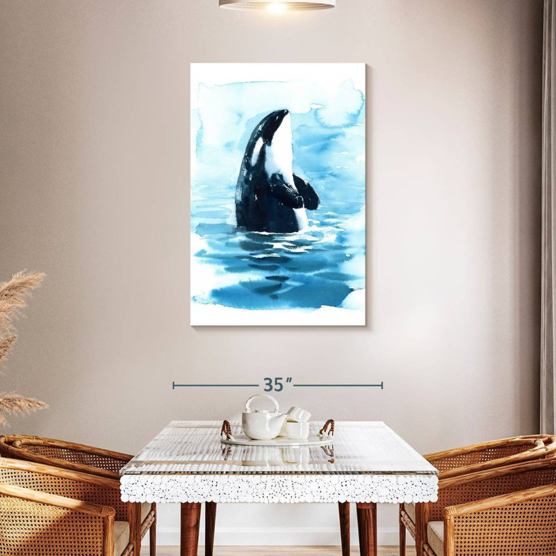 Brampt Ocean Surface Orca, 45" H x 30" W