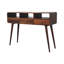 Console à trois tiroirs en bois