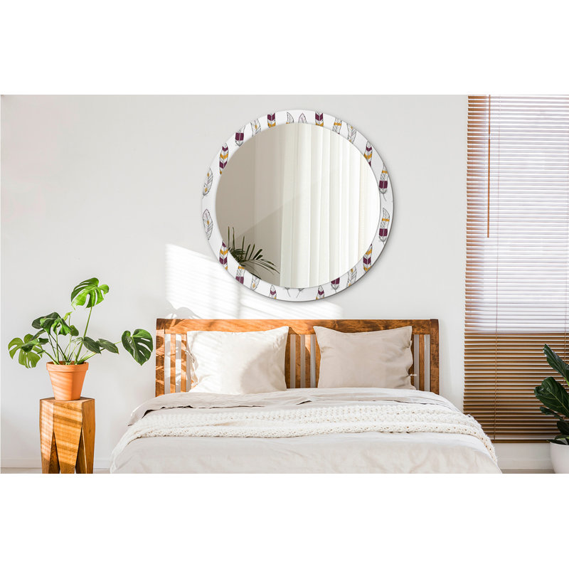 Huldar Glass Flat Wall Mirror