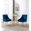 Chaise d'appoint en velours 21,25 po Khivi-834830313