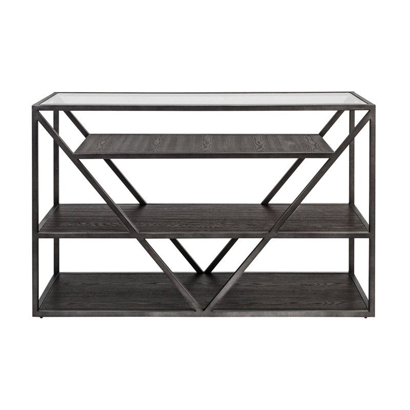 Collingdale 48'' Glass Top Console Table