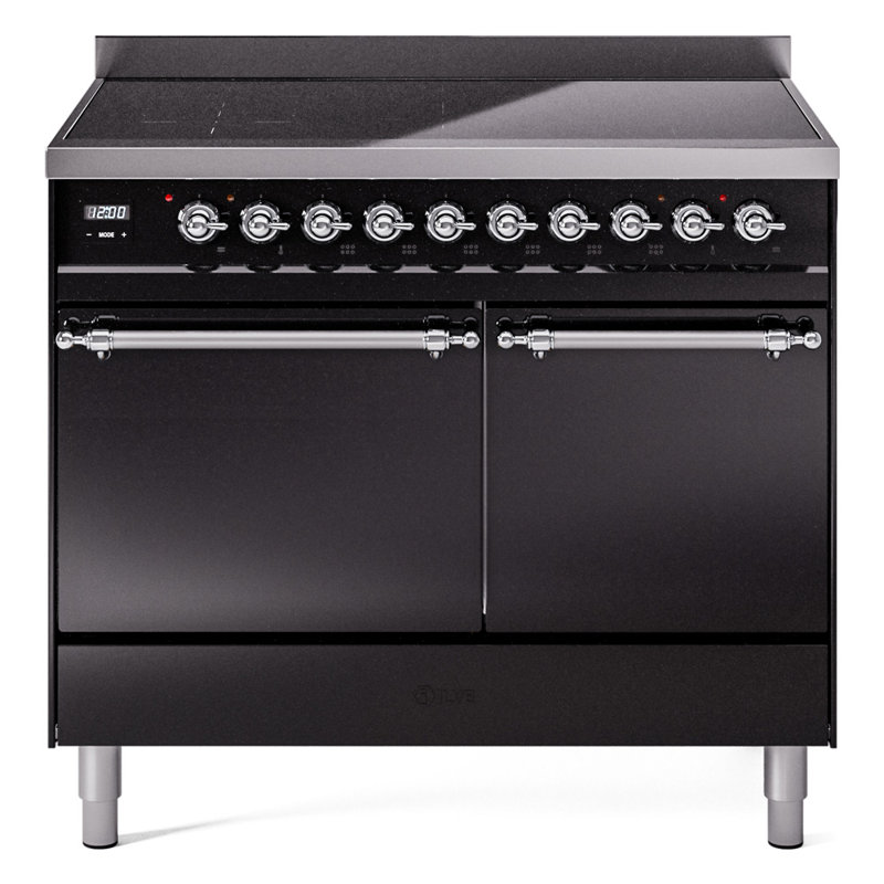 Cuisinière à induction 40 pouces avec 6 éléments à induction ILVE Nostalgie II Series (porte en verre)