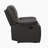 Lakki 35" Transitional Faux Leather Reclining Chair with Tab Pull Reclining Motion, Solid Wood & Plywood Frame