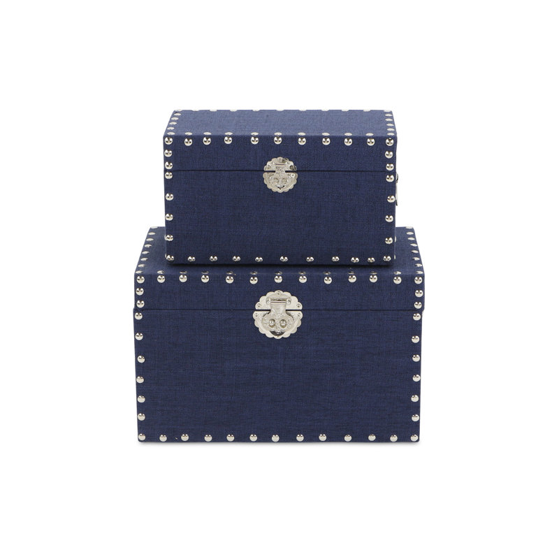 Grajeda 2 Piece Wooden Set, 8" H x 13.5" W x 8" D