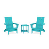 POLYWOOD by AllModern Foldable Outdoor Adirondack Chair With Table