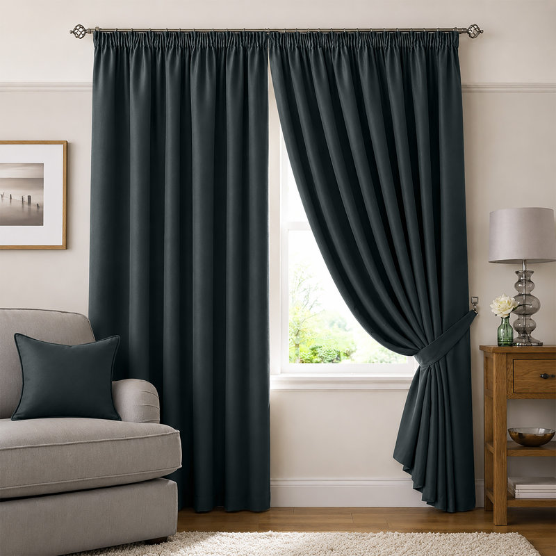 Room Darkening Curtain Panel Pair, 168cm Width X 228cm Height