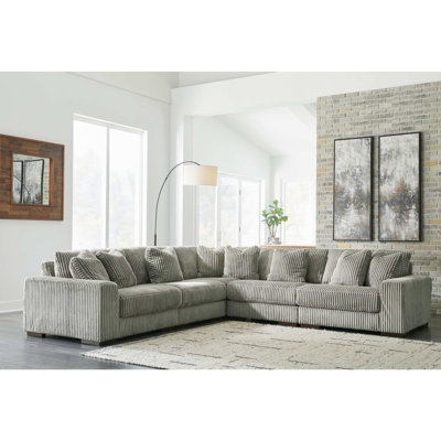 Canapé modulaire symétrique 5 pièces Adones Fog