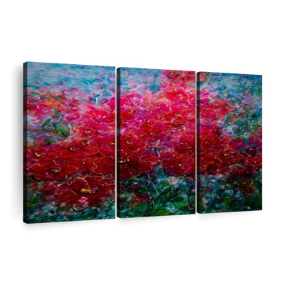 «Vivid Blooming Happiness», 3 pièces