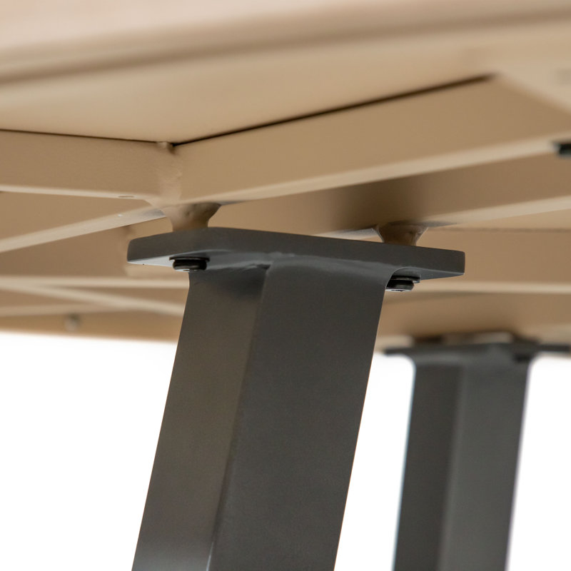 Wailey Metal Outdoor Gaming Dining Table