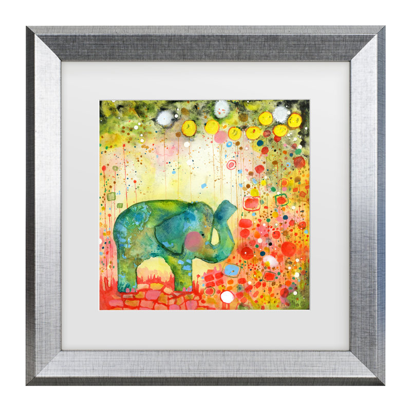 Art encadré Wyann, Argent, H 19,5 po x l 19,5 po x P 0,75 po