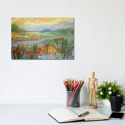 Marsh In May by Jane Schmidt - Wrapped Canvas Print