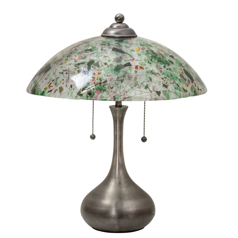 Lampe de table en verre 21 po Metro Fusion Confetti