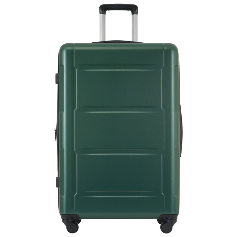 Ensemble de 2 valises avec sacs Valise à roulettes extensible ABS avec serrure TSA 20 pouces + 28 pouces
