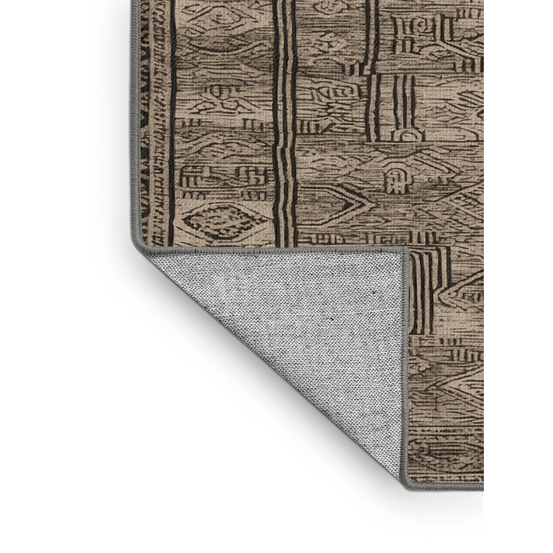  Tapis hawaïen lavable Petroglyphs, Rectangulaire 2 pi x 3 pi