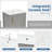 Shevonda 20 " W Freestanding Standard 1 Single Vanity Bathroom Vanity With Ceramic Top-1235264721