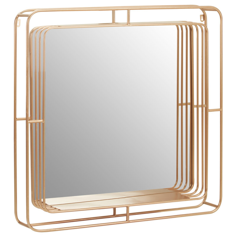 Hetton Metal Flat Wall Mirror