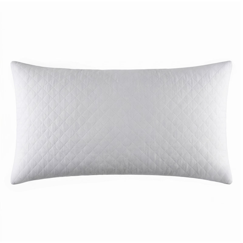 Taie décorative matelassée Amity, Taie décorative de très grande taille, Blanc