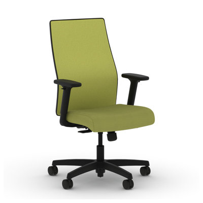 Chaise de travail à dossier moyen HON Ignition 2.0, inclinaison standard, structure noire, poire