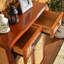 Banc de rangement pour chaussures en bois massif