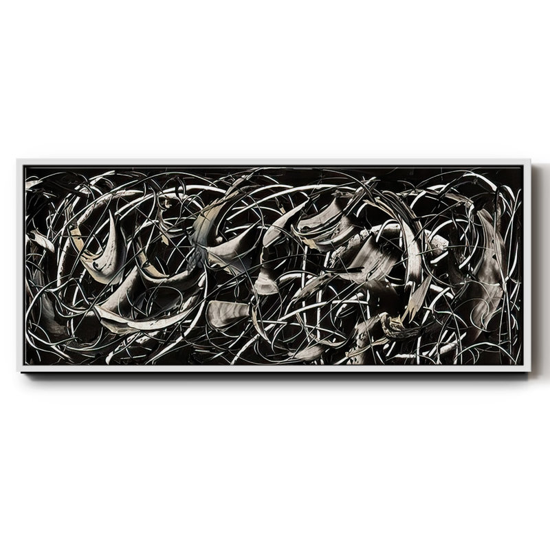 Linear Movement II - Framed Canvas