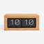 Bamboo Manufactured Wood Tabletop Clock