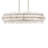 Rene 8 - Light Steel Dimmable Chandelier