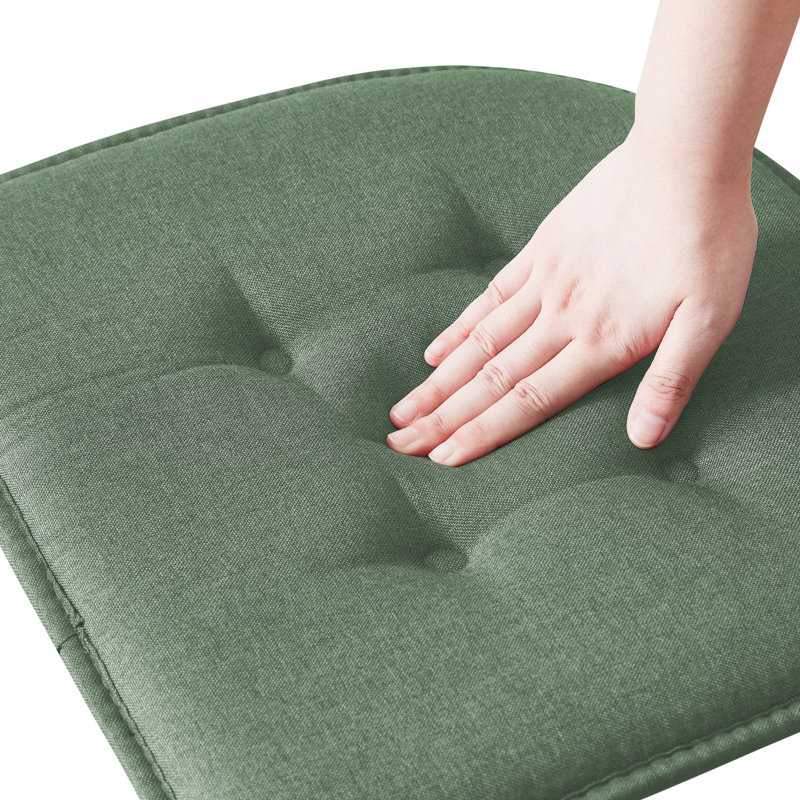 Coussin de chaise 6 pièces, Vert