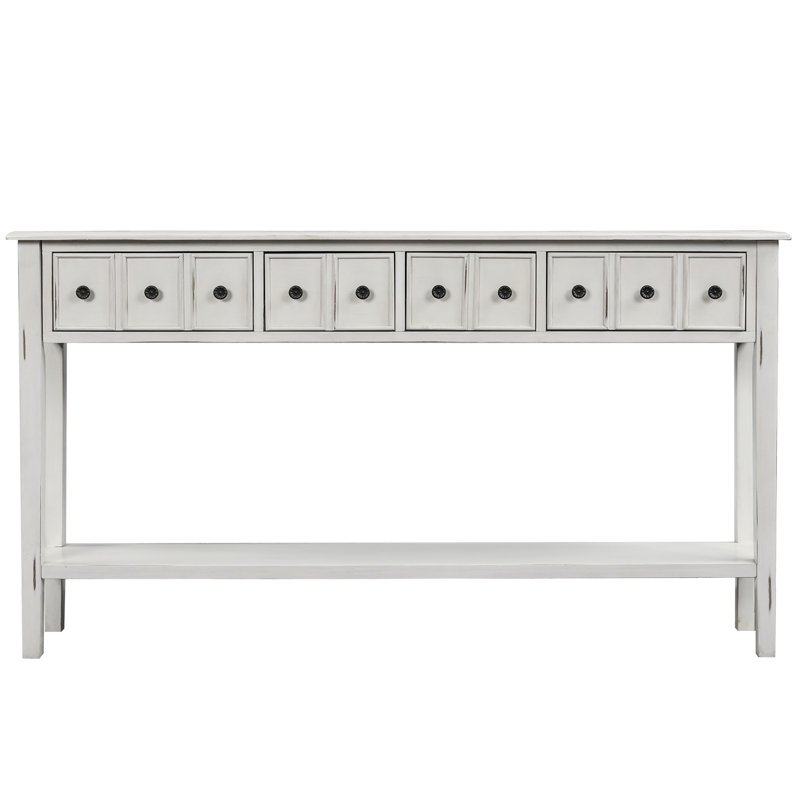 Console 60,03 po Rincon, Blanc antique