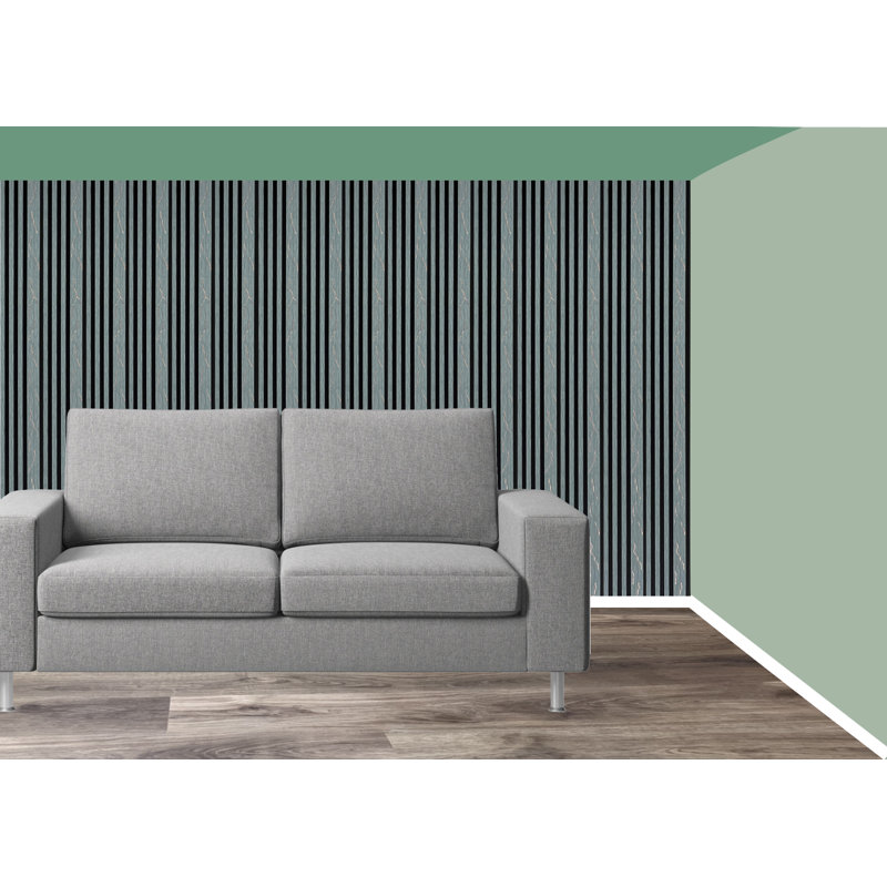 4.72" x 94.5" Shiplap Wall Paneling (10-pack), Emerald Gray