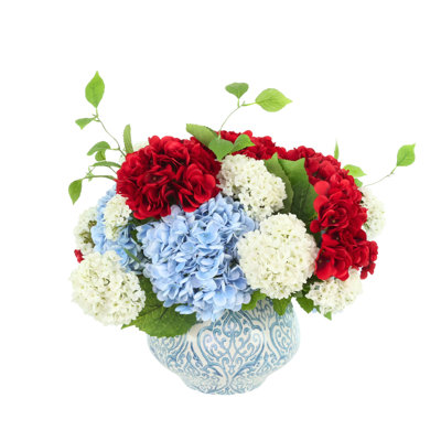 Americana Faux Floral in Vase