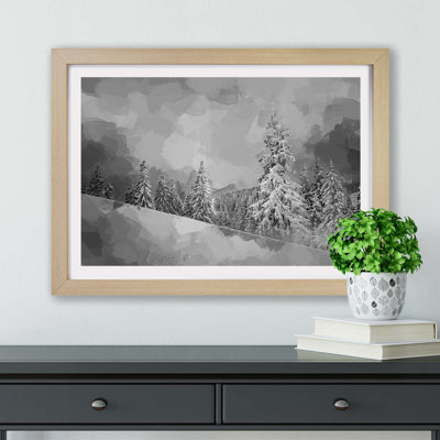 Mystical Woods in Abstract - Framed Print