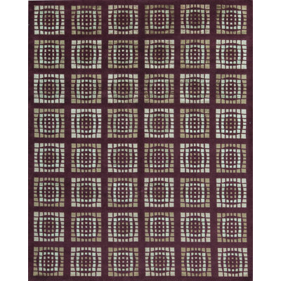 Tapis rouge noué à la main de haute qualité