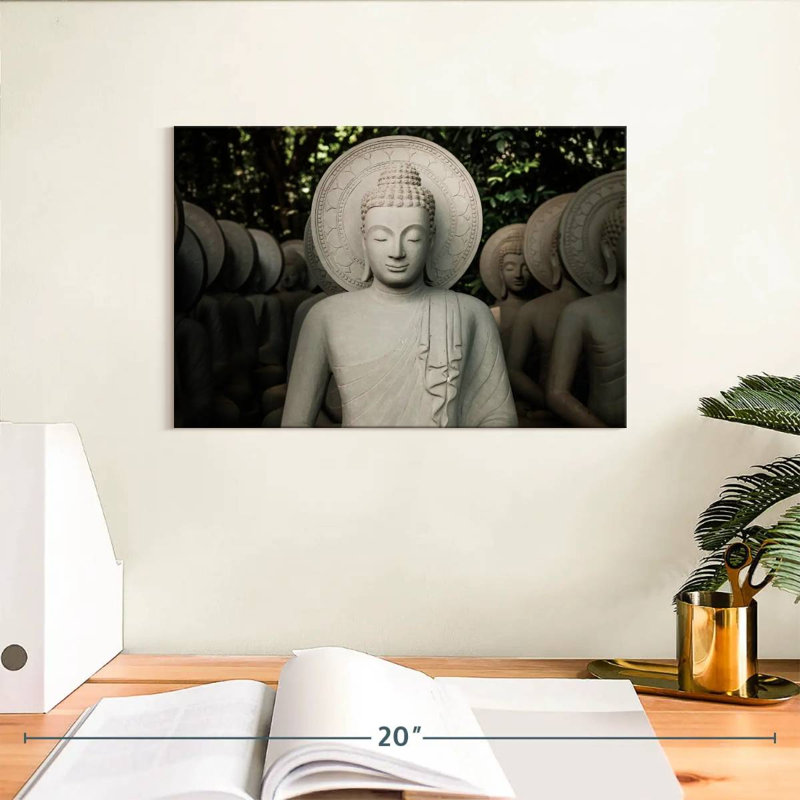 Adella Kantharaj Buddhas, 8" H x 12" W