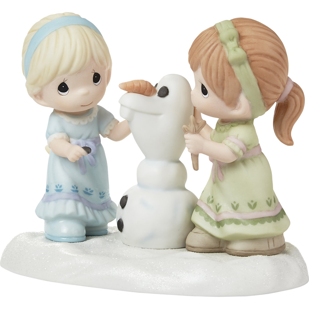 Disney Frozen Building A Snowman Is Better With You Precious Moments Figurine Precious Moments