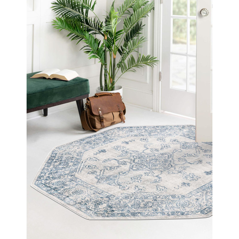 Alabama Oriental Indoor Rug, Octagon 4' x 4'