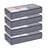 Under Bed Storage 90L Stackable Shoes Organization Box with Clear Lid 2 Pack