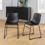 Bailey 19'' H Faux Leather Upholstered Side Chair