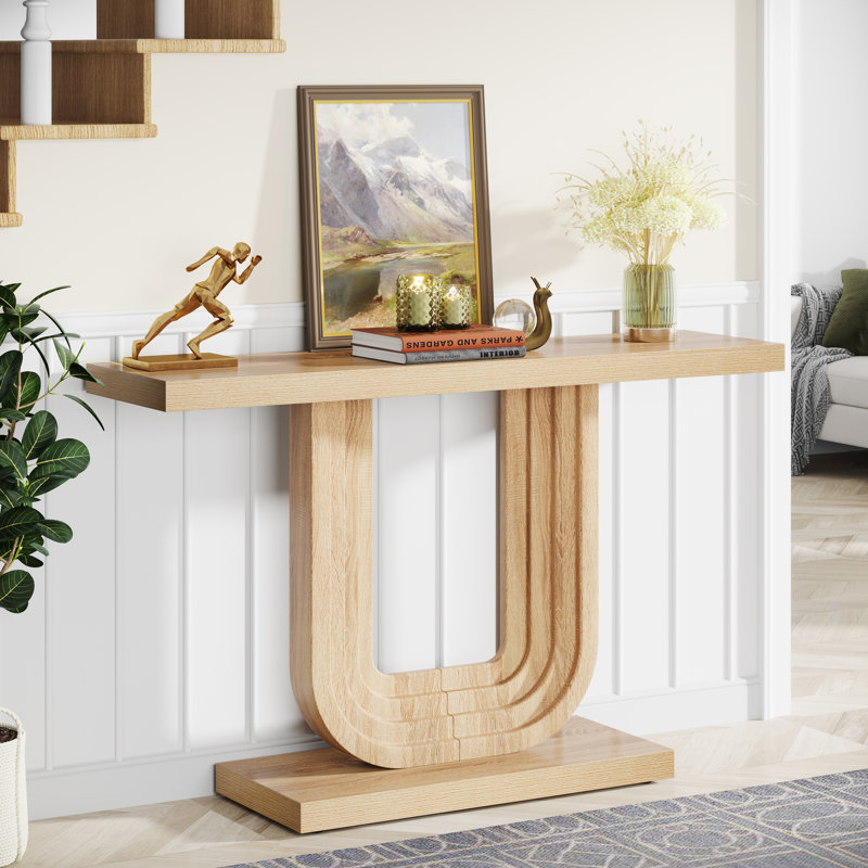 Console 39 po, Bois naturel