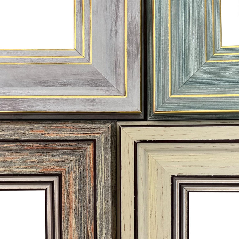 8X10 Picture Frame Set Of 4, Rustic Farmhouse Picture Frames For Table Or Wall Hanging