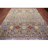 Transitional One-of-a-Kind Rectangle 8' X 9'10" Hand Knotted Area Rug