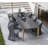 Aspect Rectangular Metal Outdoor Dining Table , in. W 39.4'' in. D-69765970