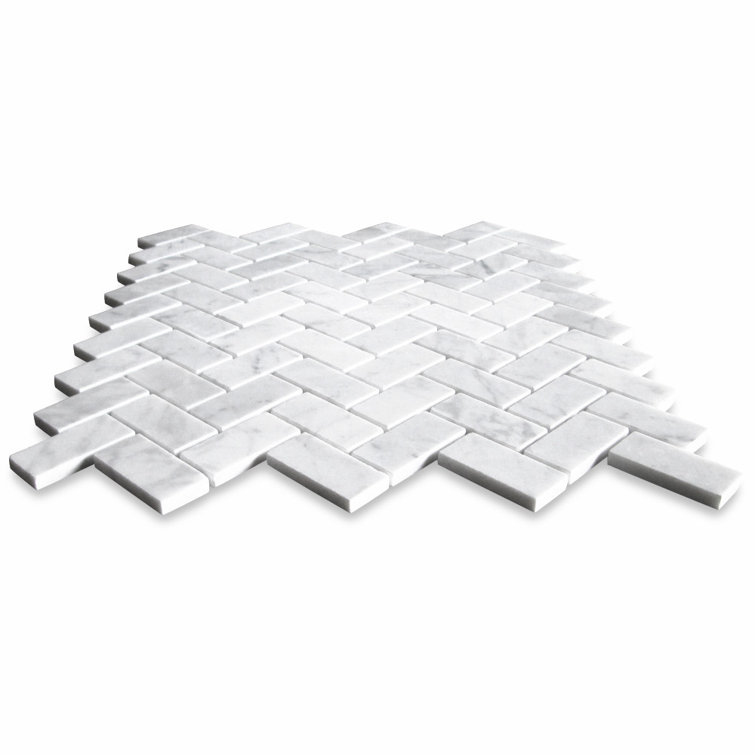 Luxury Rentals Marble Herringbone Ceiling Reference: Marble Online Carrara White Marble 1X2 Herringbone Mosaic Tile Polished