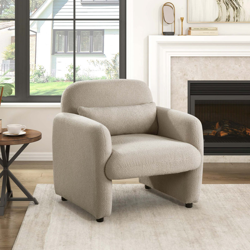 Fauteuil de confort contemporain 1 pièce, Taupe