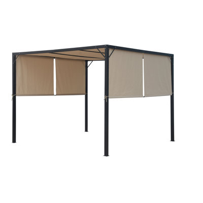 Pergola d'extérieur avec auvent rétractable Roomfitter