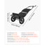 177.04 cm H x 57.91 cm W Utility Cart with Wheels