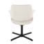 Fauteuil pivotant large de 27,5 po Jannemarie-805227336
