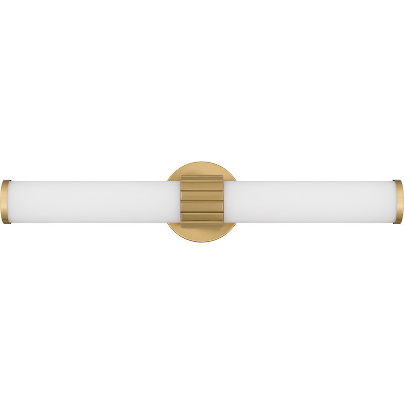 Hanad Integrated LED Aged Brass Bath Light