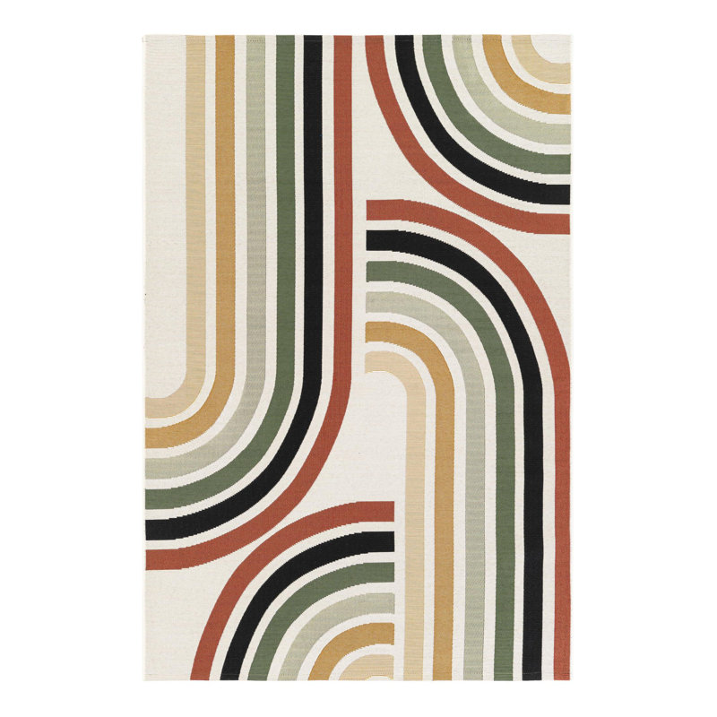 Vibe Hower Indoor/Outdoor Area Rug, Rectangle 4'1" x 6'1"