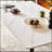 Stylish Rectangular White Porcelain Dining Table with Metal Legs, Perfect for Modern Kitchens and Dining Rooms, Seats up to 4 People(Table Only)-18233717